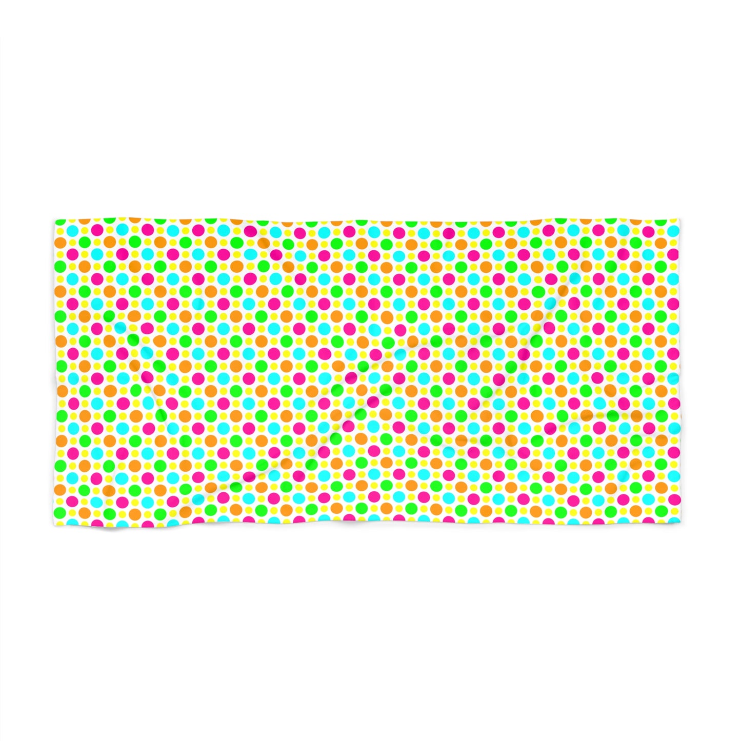 Tropical Circle Pattern–Beach Towel