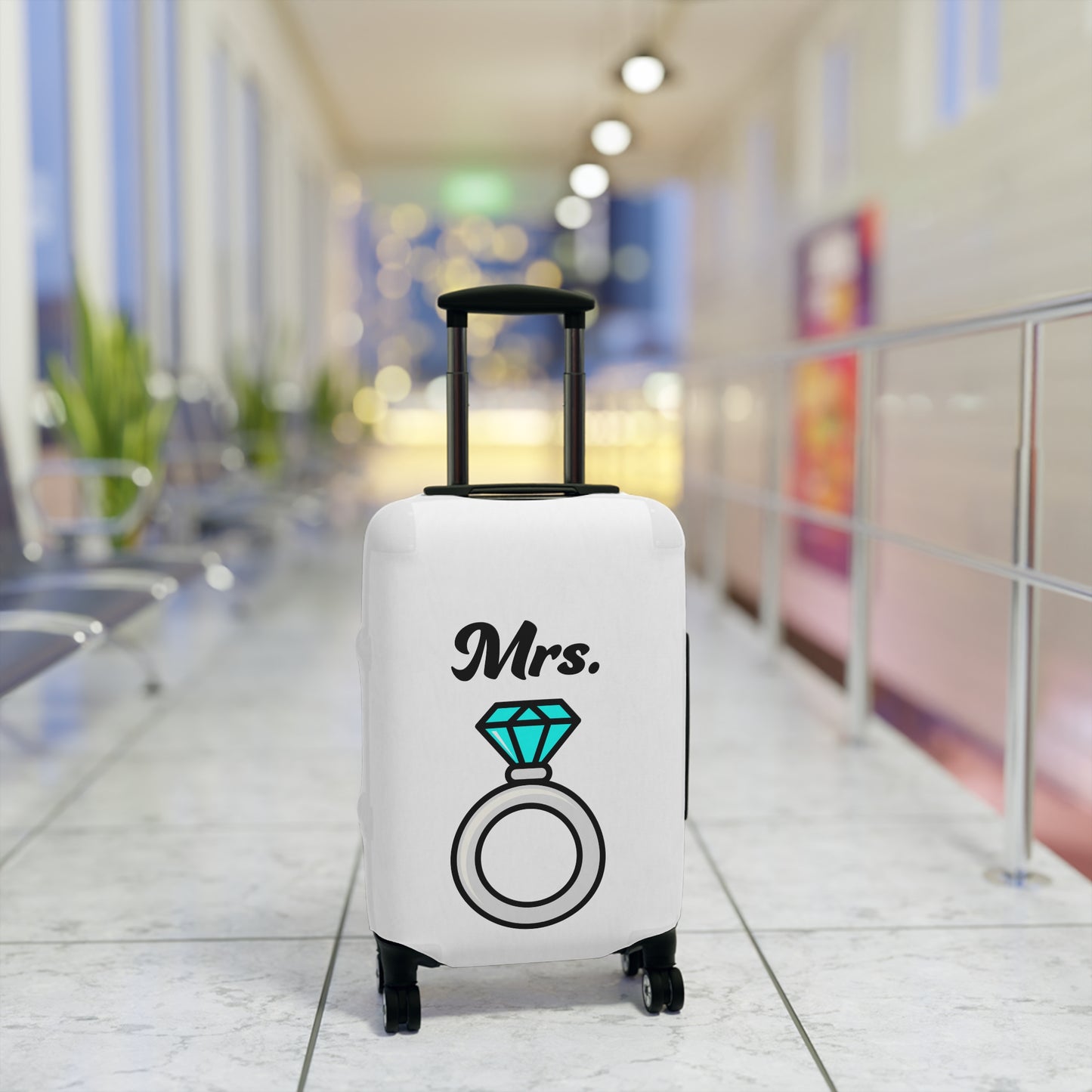 Mrs. Wedding Ring-Luggage Cover