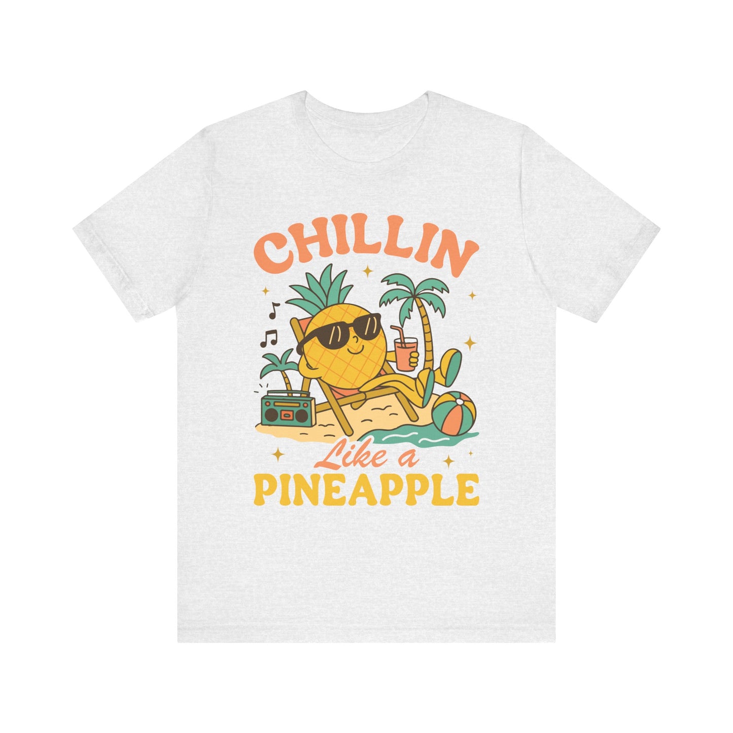 Chilling Like a Pineapple–Unisex Jersey Short Sleeve Tee–EXPRESS DELIVERY*
