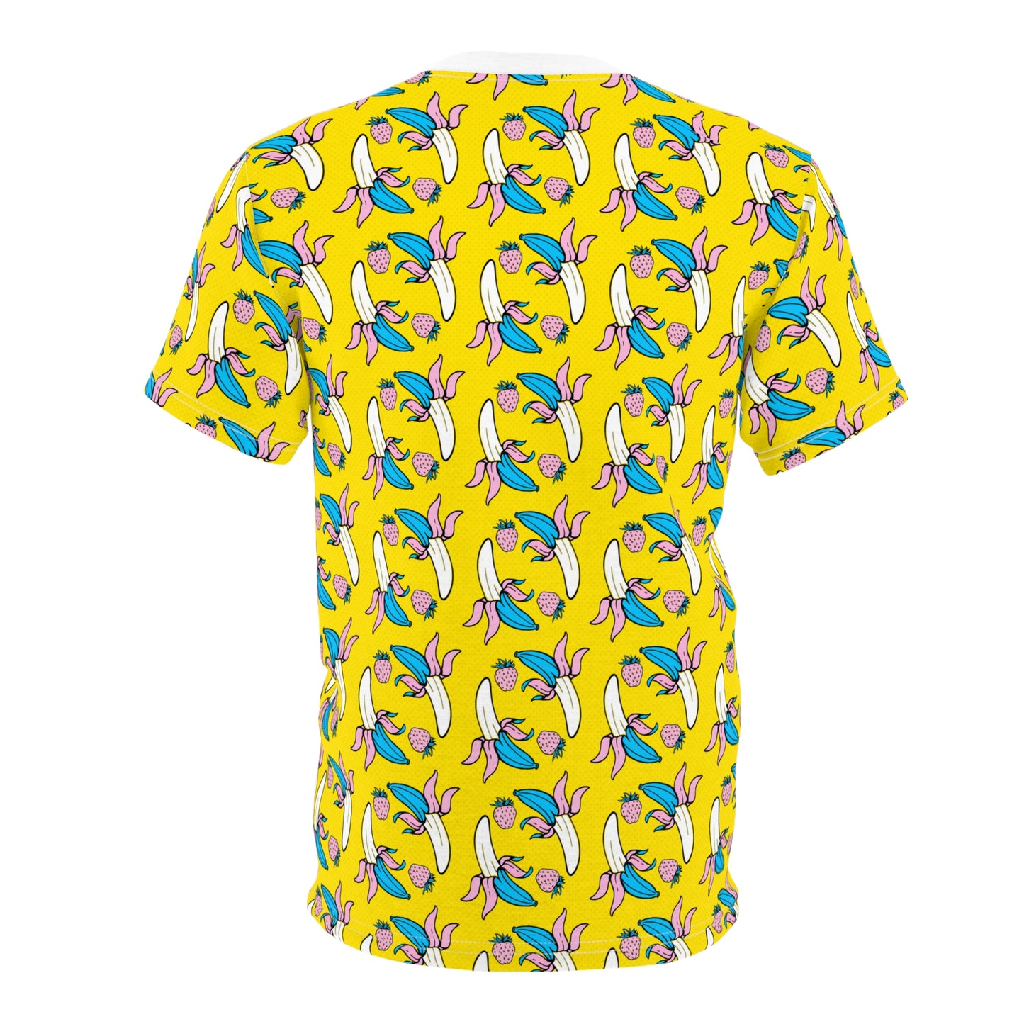 Banana & Strawberry Delight All-Over Print-Unisex Cut & Sew Tee (AOP)