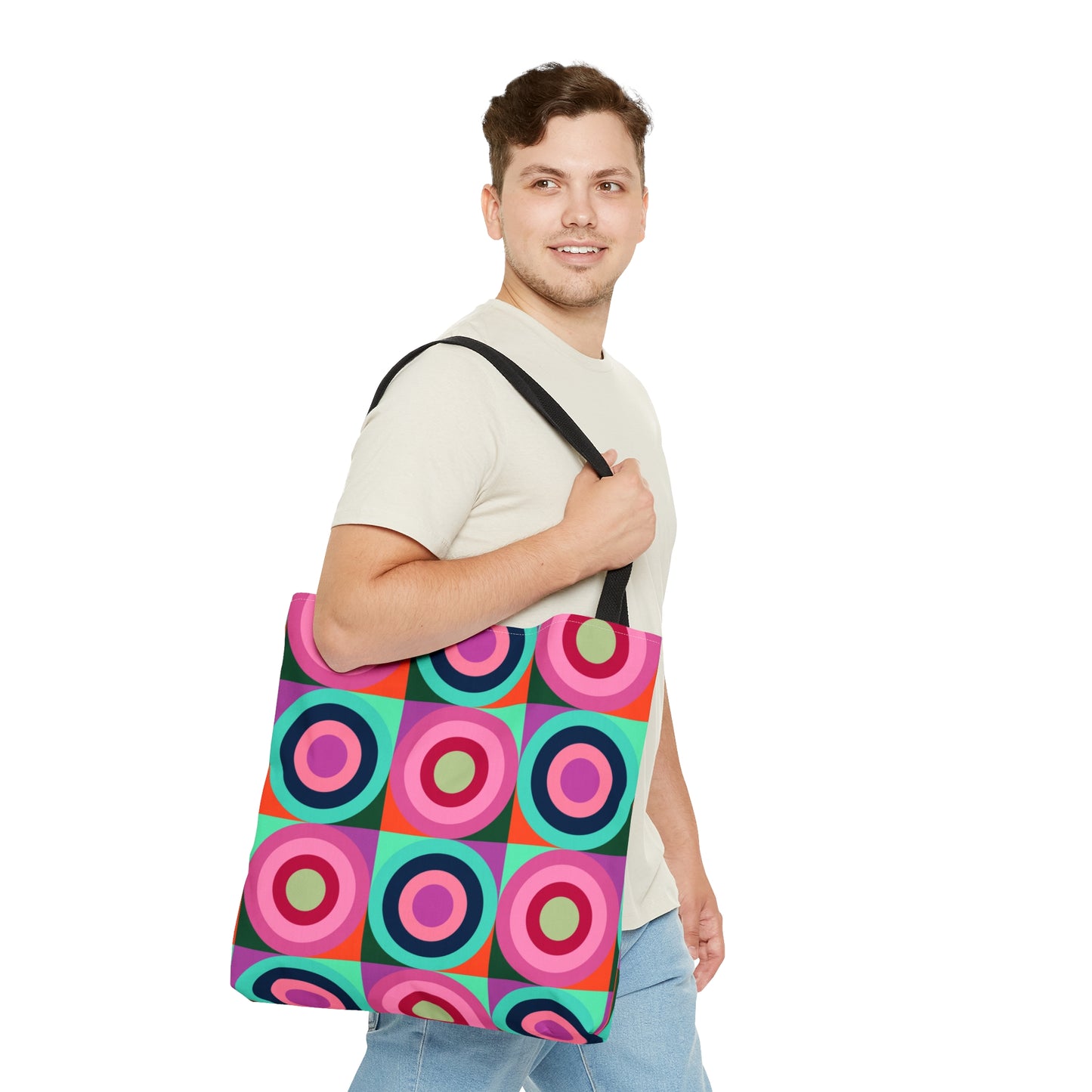 Multi Color Circle Pattern–Tote Bag (AOP)
