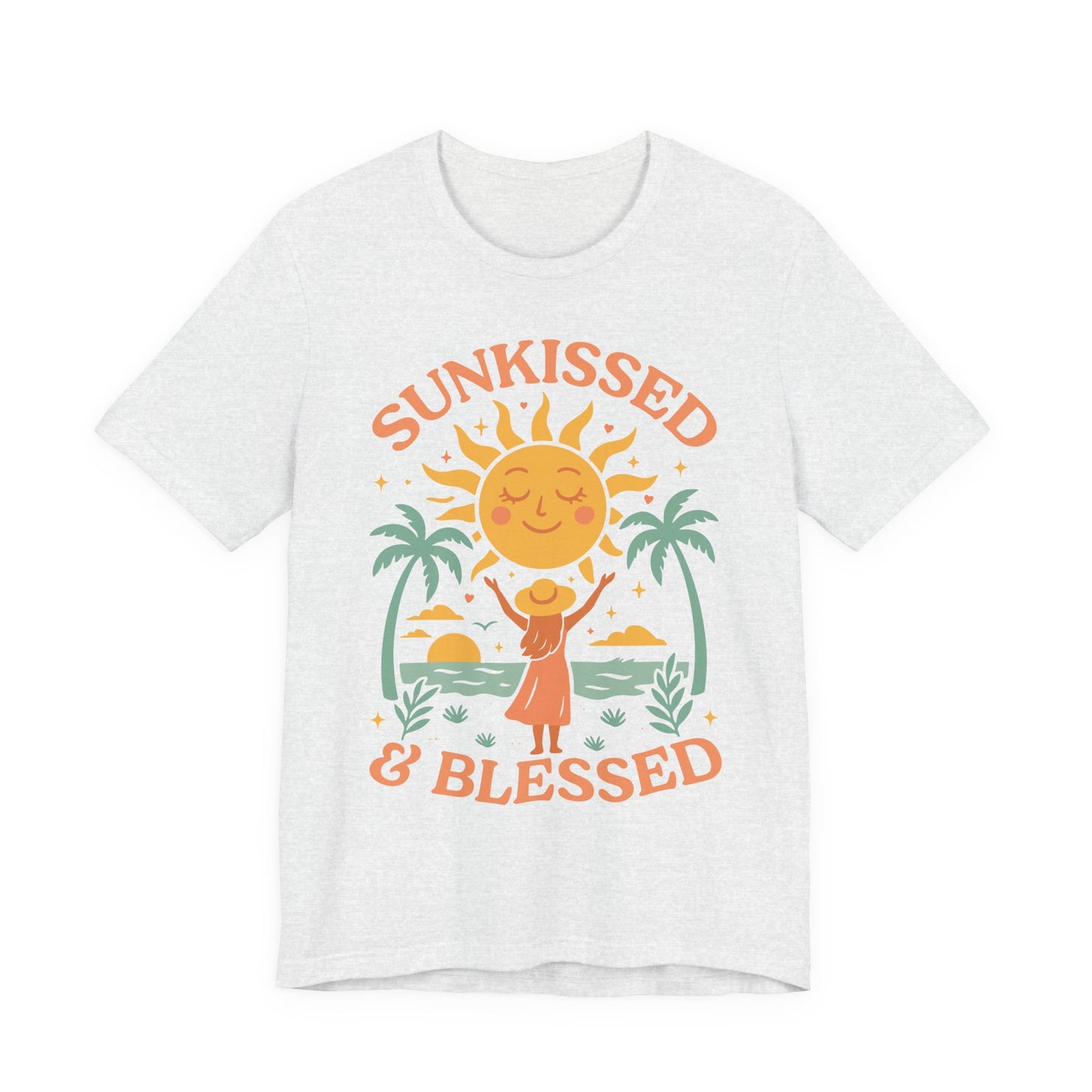 Sun Kissed & Blessed–Unisex Jersey Short Sleeve Tee–EXPRESS DELIVERY*