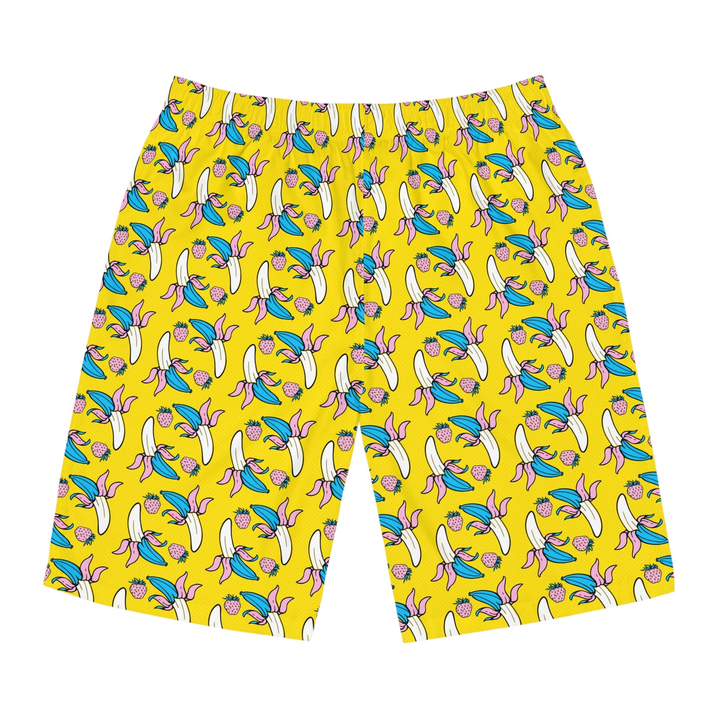 Banana & Strawberry Delight–Men's Board Shorts (AOP)