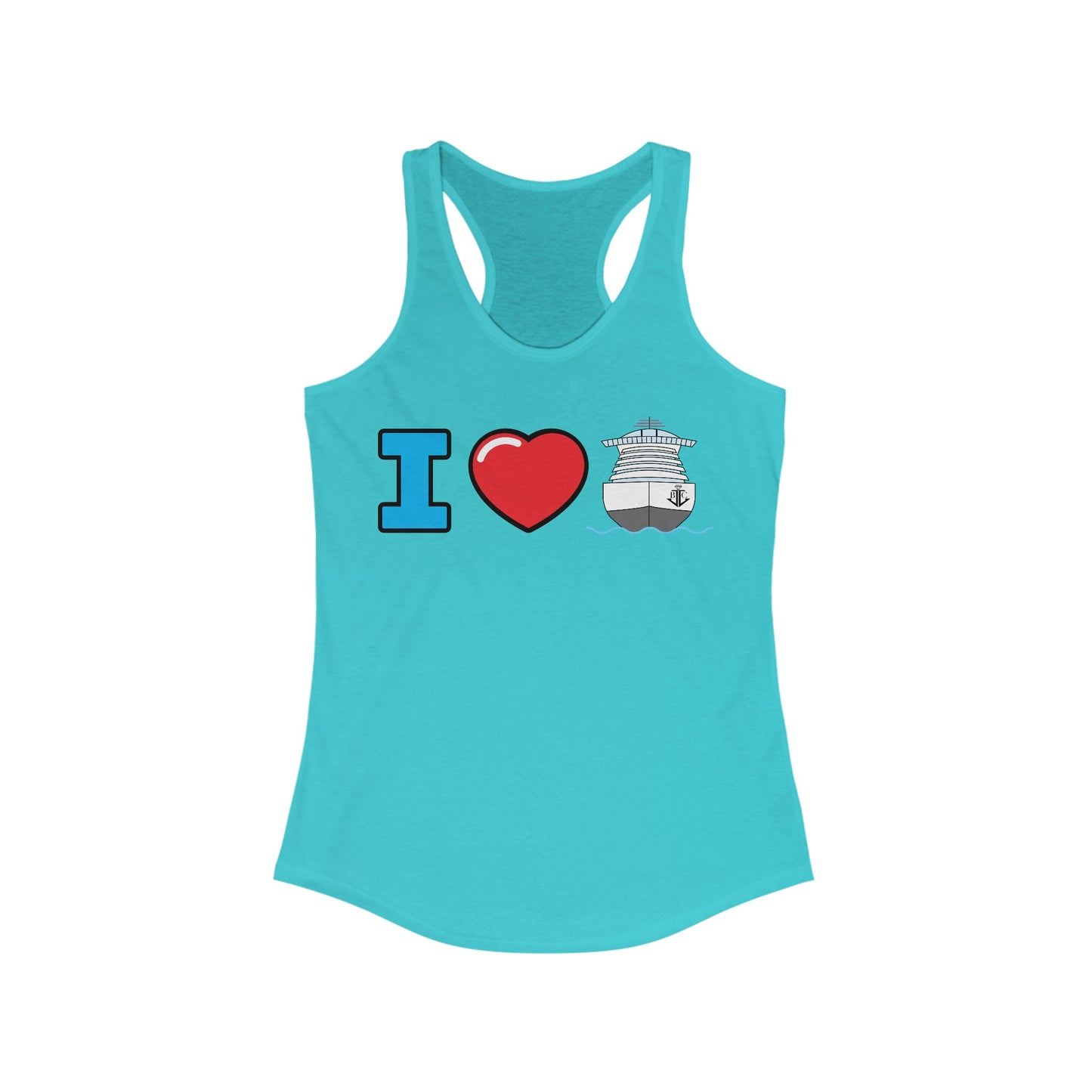 I Heart Cruising–Women's Ideal Racerback Tank