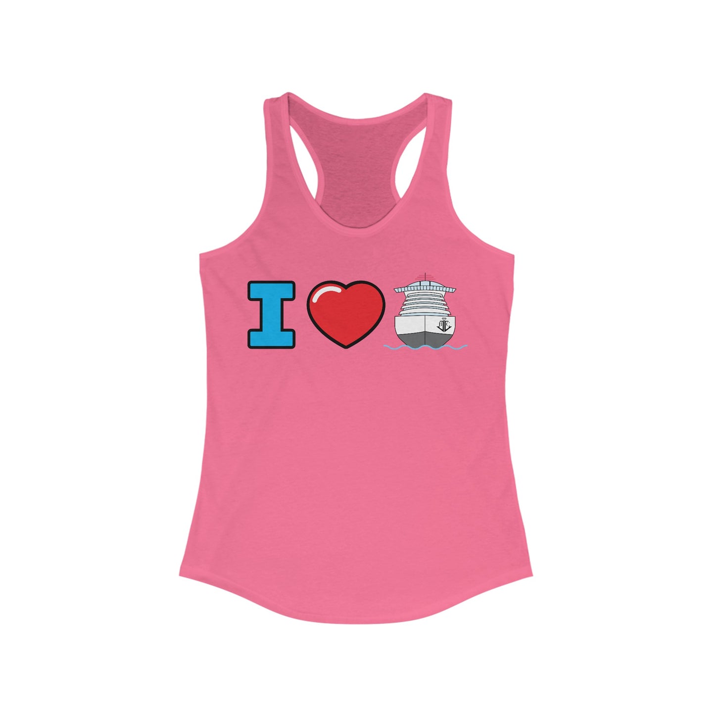 I Heart Cruising–Women's Ideal Racerback Tank