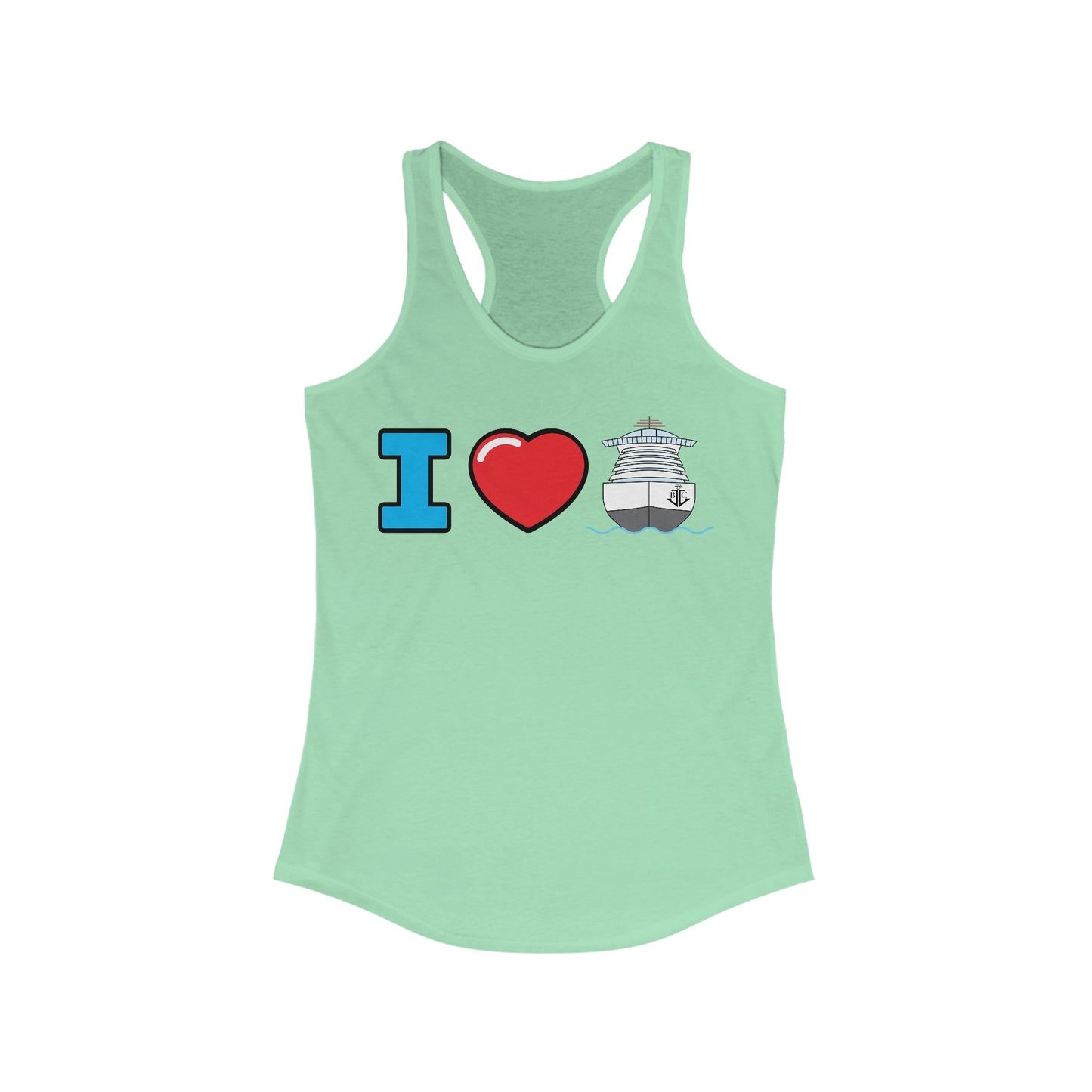I Heart Cruising–Women's Ideal Racerback Tank