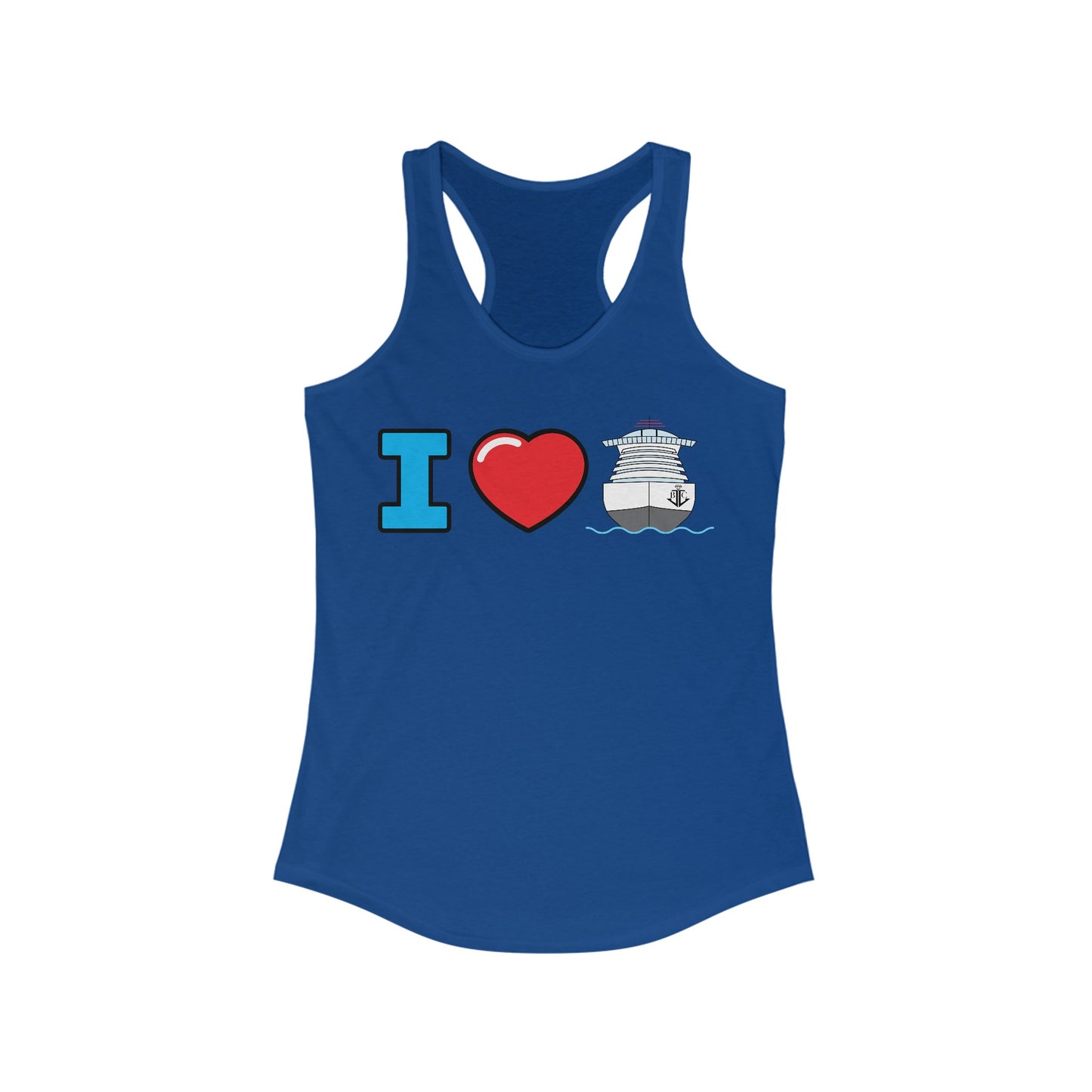 I Heart Cruising–Women's Ideal Racerback Tank