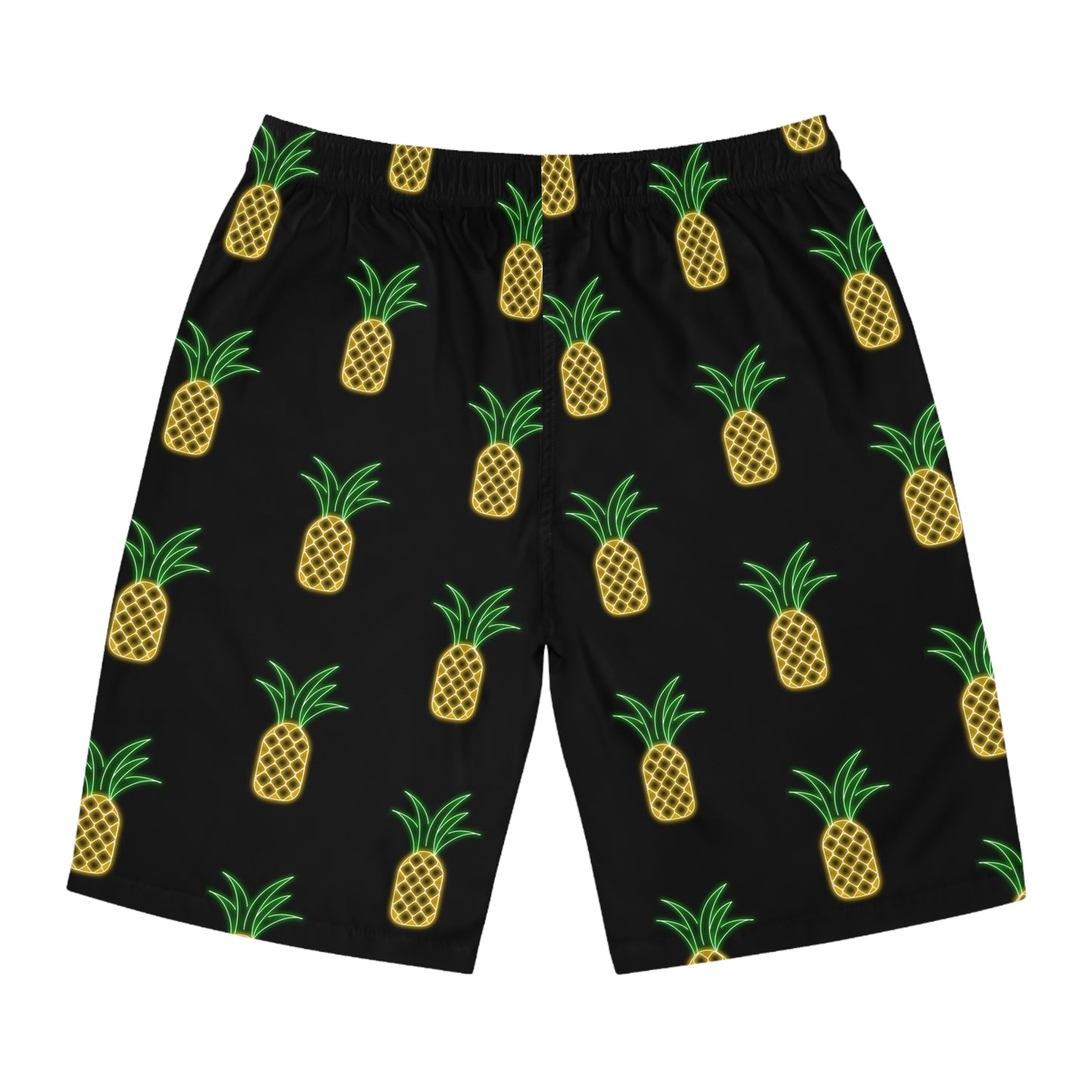 Neon Pineapple–Men's Board Shorts (AOP)