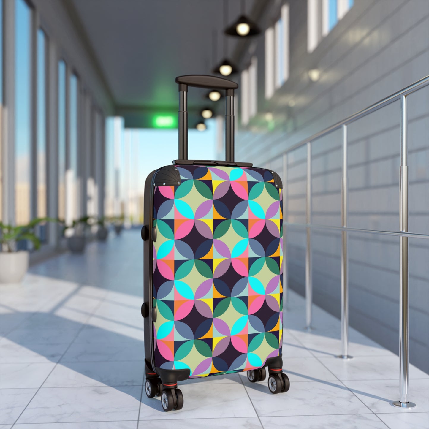 Multi Color Circle Pattern–Suitcase