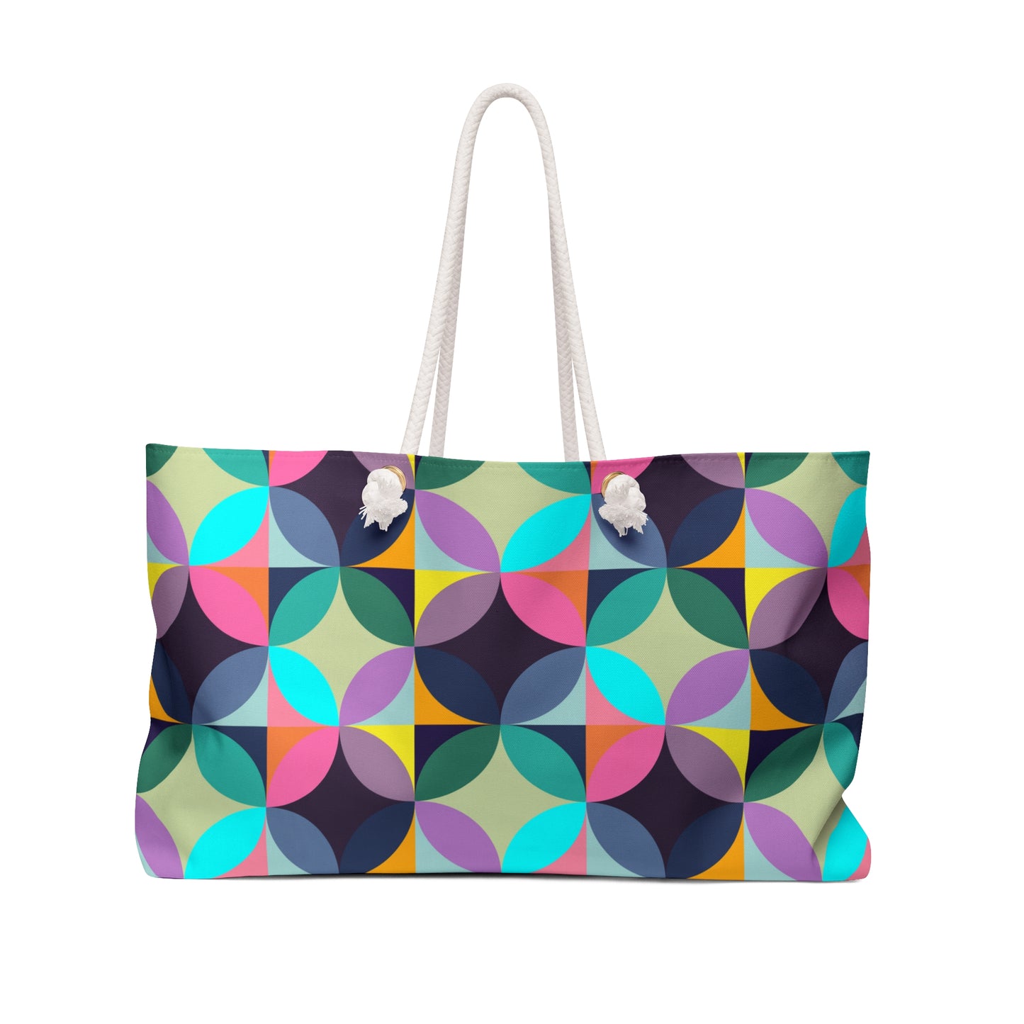 Multi Color Circle Pattern–Weekender Bag
