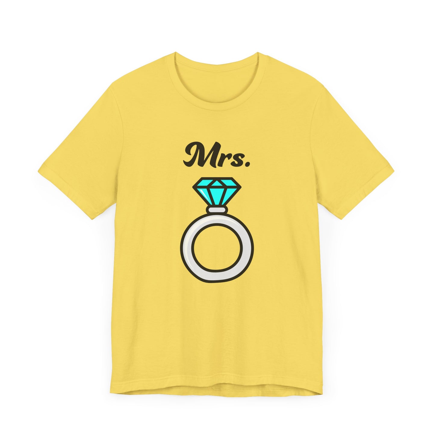 Mrs. Wedding Band–Women's Jersey Short Sleeve Tee–EXPRESS DELIVERY*