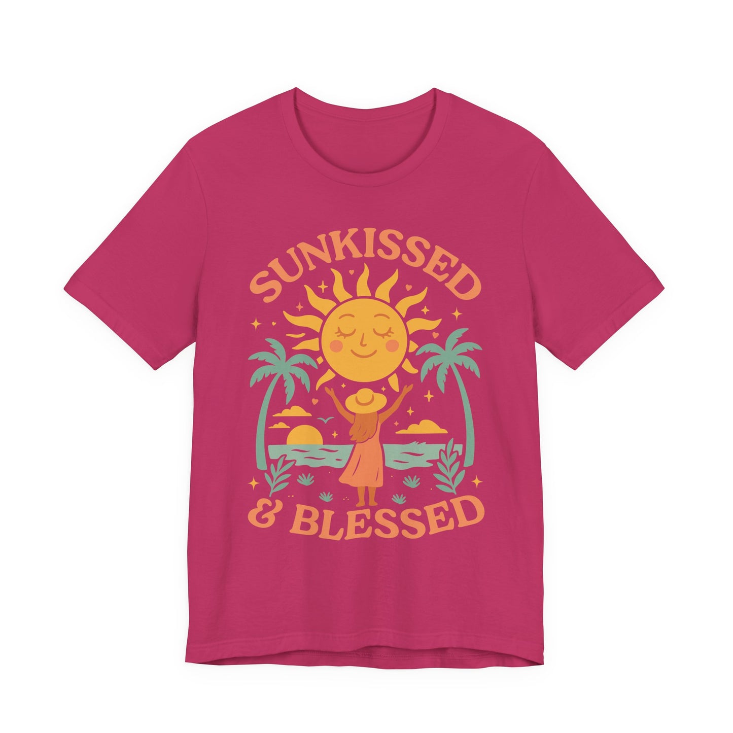 Sun Kissed & Blessed–Unisex Jersey Short Sleeve Tee–EXPRESS DELIVERY*