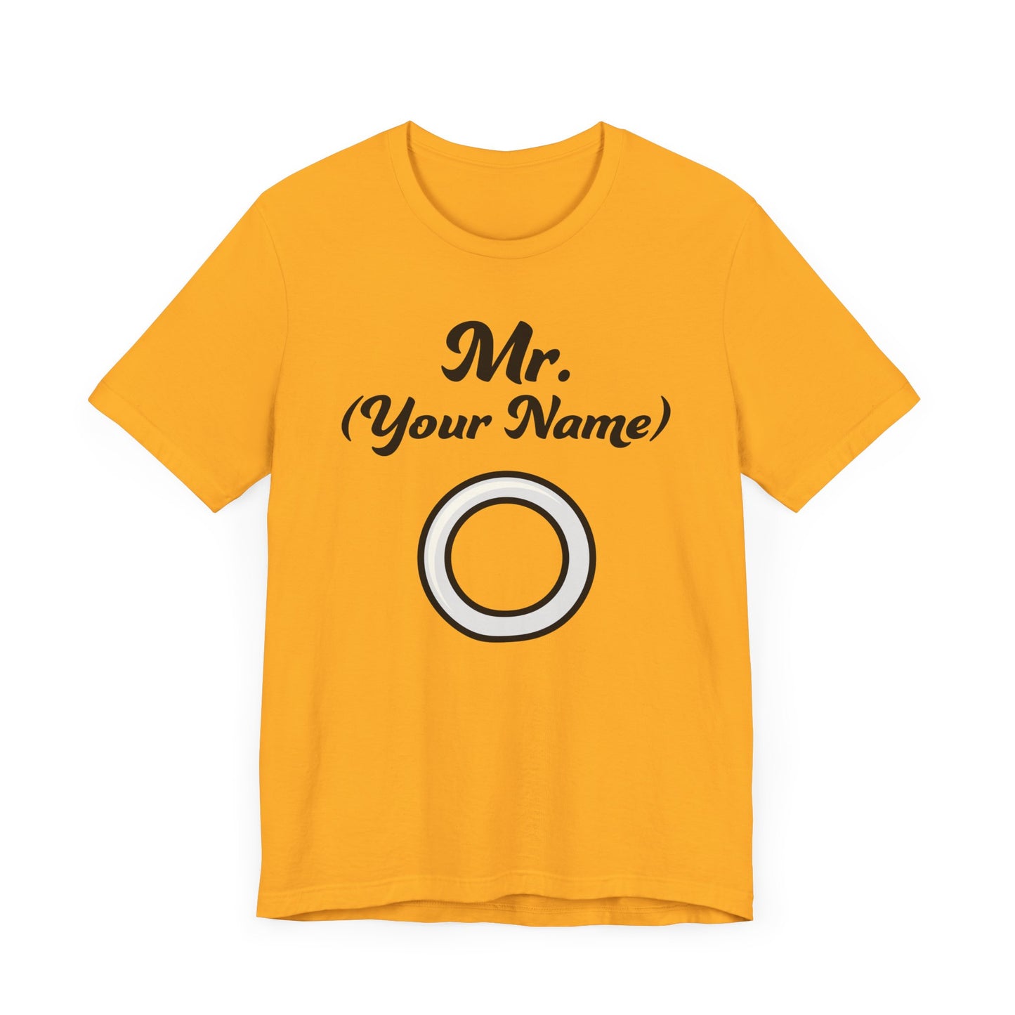 Mr. (Your Name) Custom–Unisex Lightweight Fashion Tee