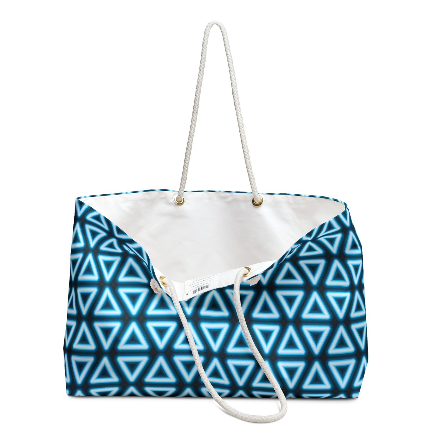 Neon Triangle Pattern–Weekender Bag