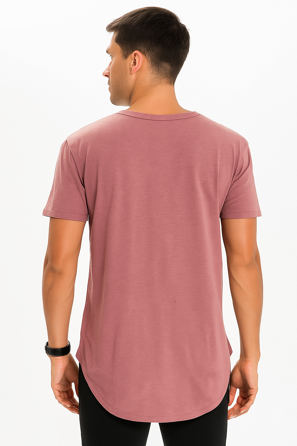 SHORT SLEEVE 4 BUTTON HENLEY SHIRT