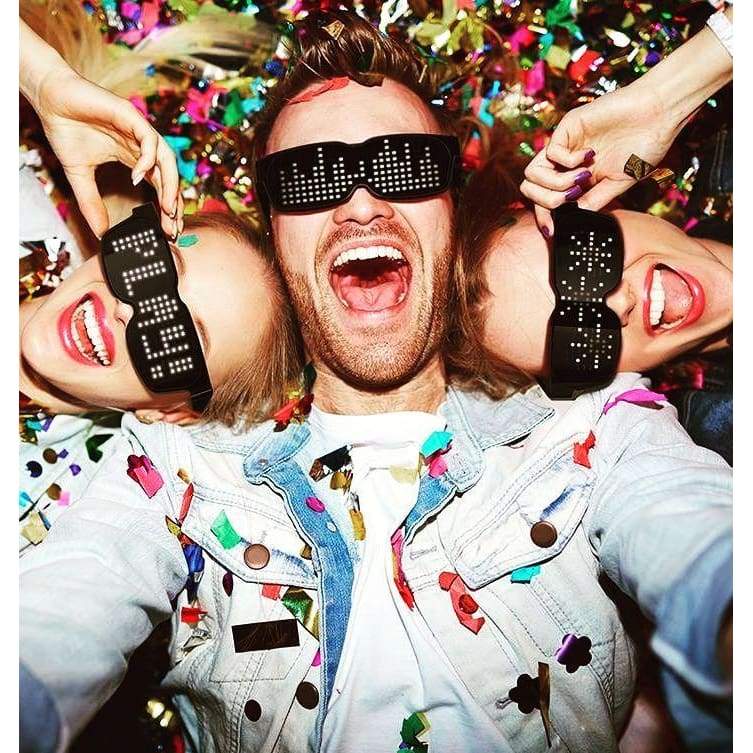 Chemion-LED Bluetooth Glasses - Gift Box