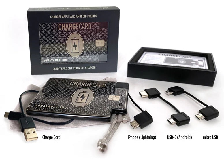 Unboxing the ChargeCard: AquaVault's ultra slim & powerful credit