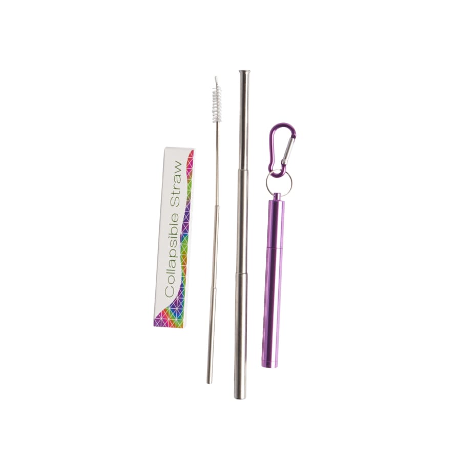 Telescopic Metal Drinking Straws Reusable - Gift Box