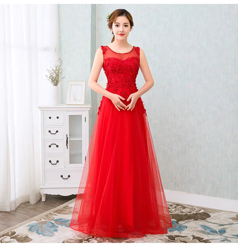 Gray Evening Gown for Parties and Formal Events