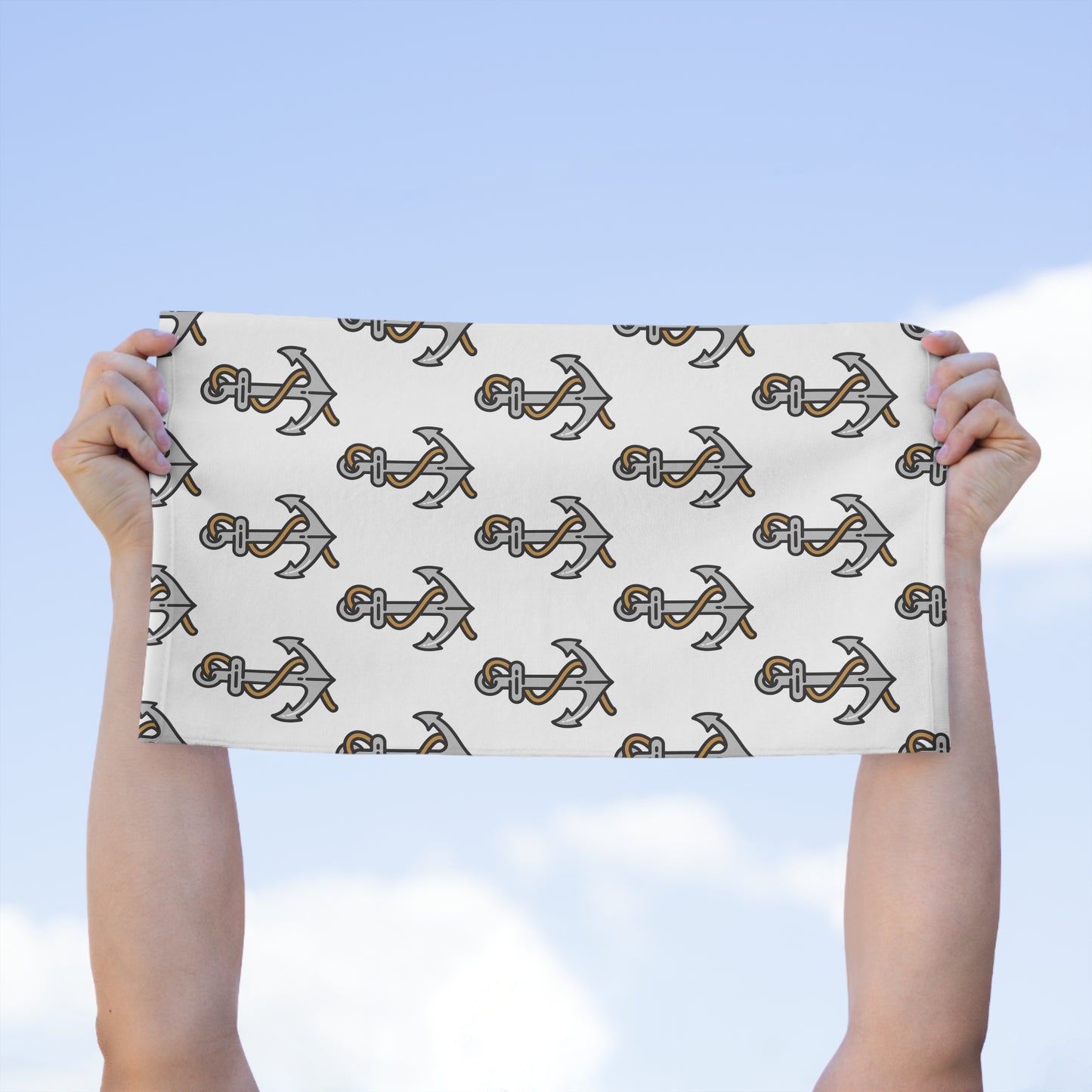 Anchors Away–Rally Towel, 11x18