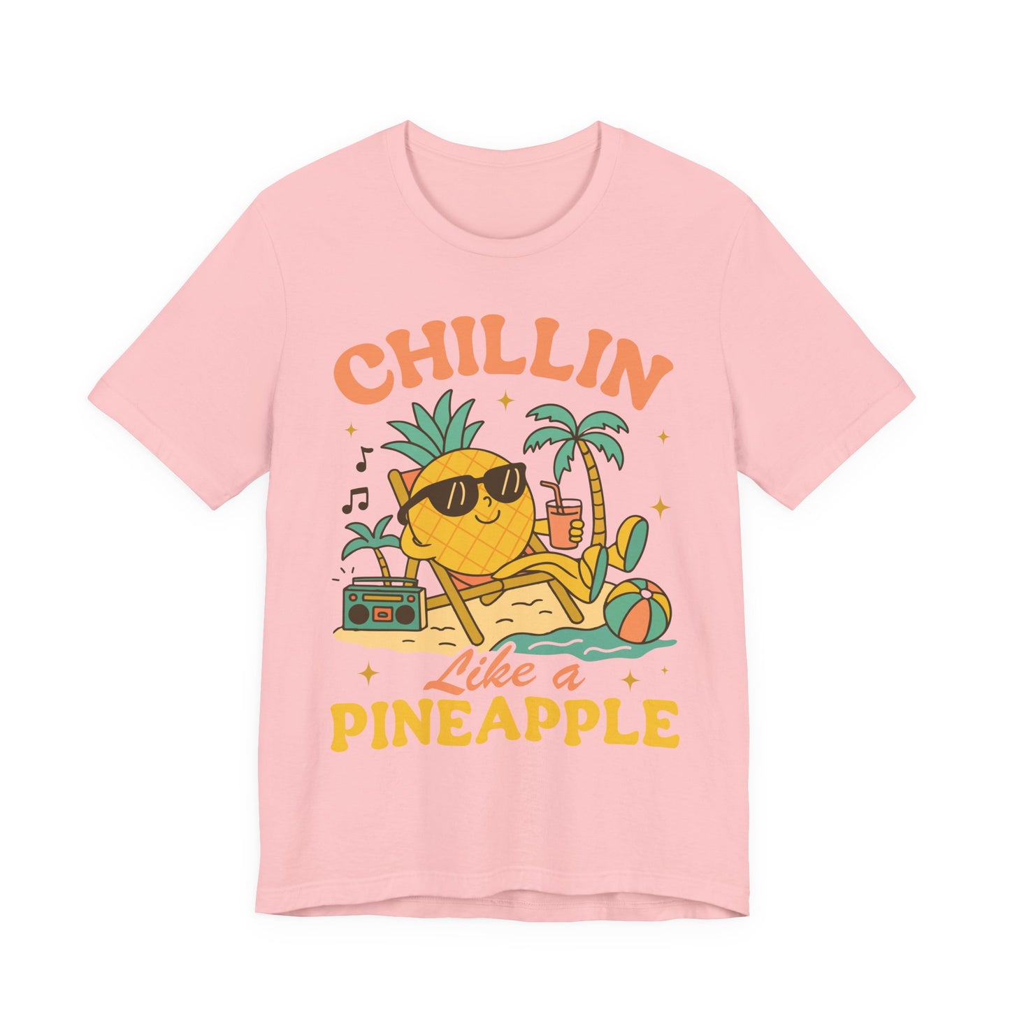 Chilling Like a Pineapple–Unisex Jersey Short Sleeve Tee–EXPRESS DELIVERY*