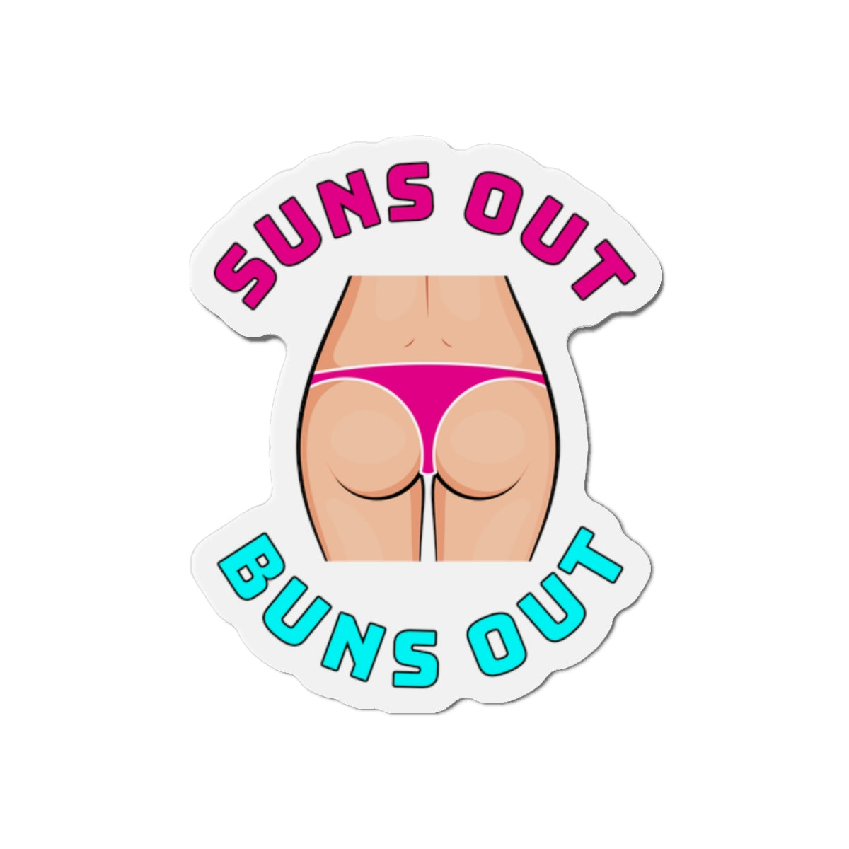 Suns Out Buns Out–Cruise Ship Door Magnets