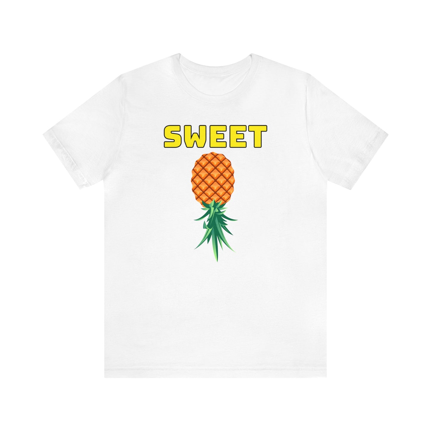Sweet Upside Down Pineapple, Why Not ;)–Unisex Jersey Short Sleeve Tee–EXPRESS DELIVERY*