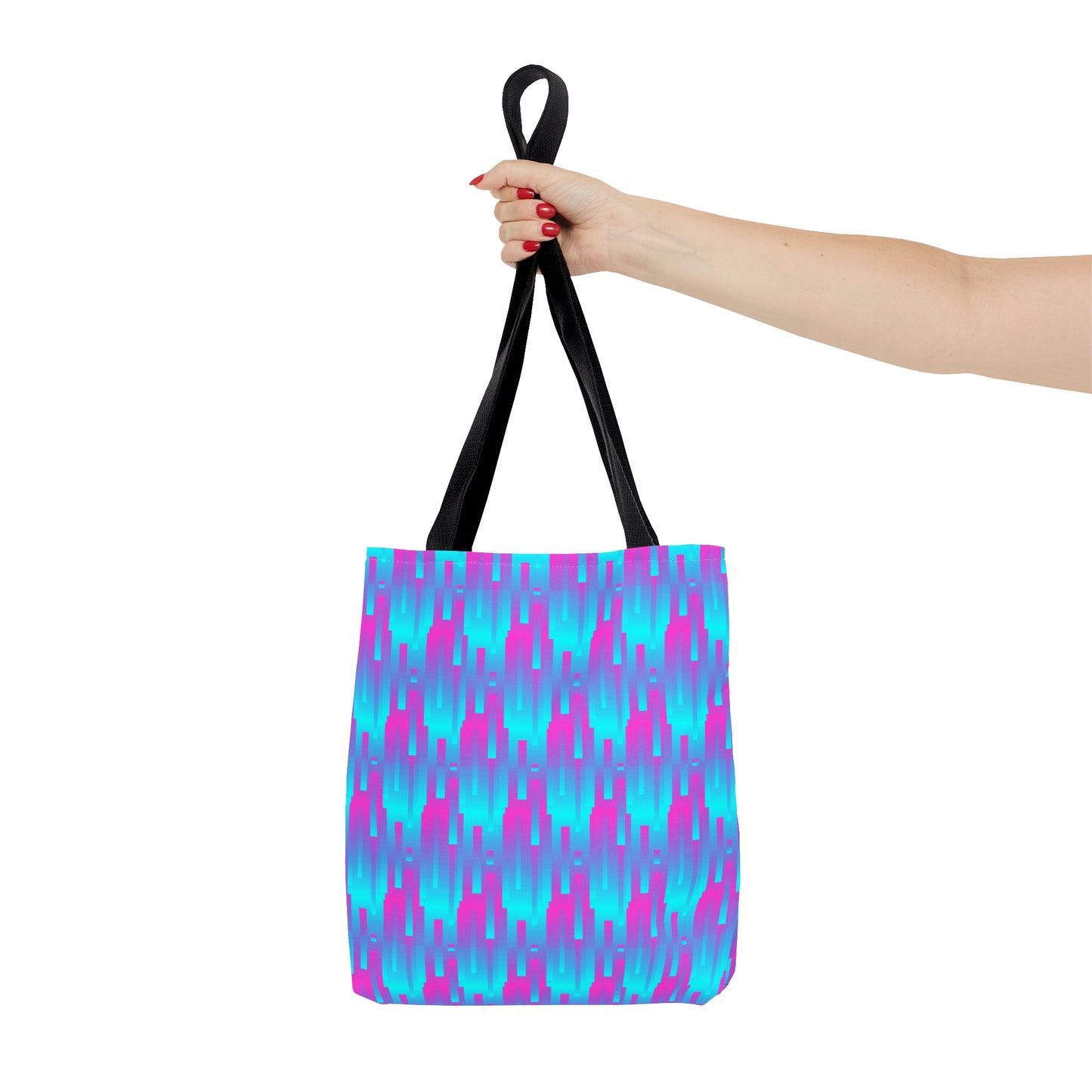Pink & Blue Lines–Baby Blue-–Tote Bag (AOP)