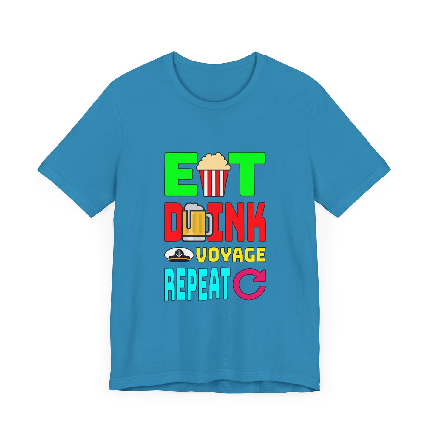 Eat Drink Voyage Repeat, Beer–Unisex Jersey Short Sleeve Tee–EXPRESS DELIVERY*