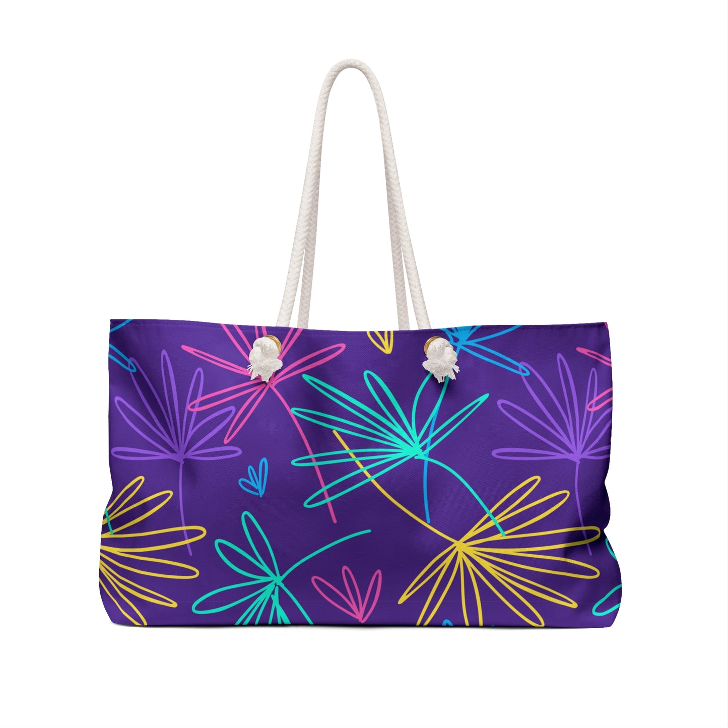 Neon Palms-Weekender Bag