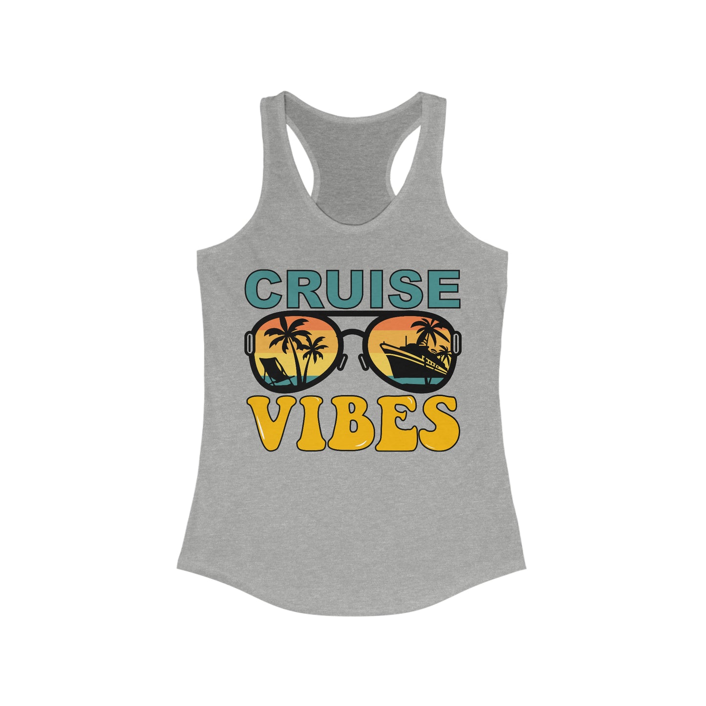 Cruise Vibes–Women's Ideal Racerback Tank