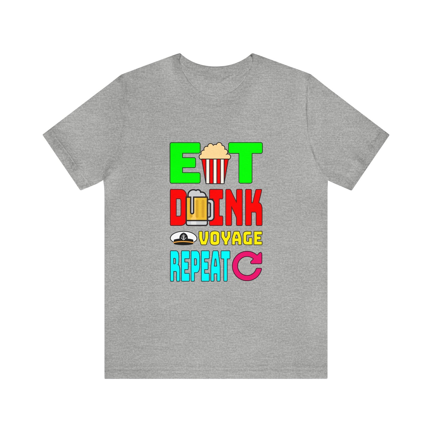 Eat Drink Voyage Repeat, Beer–Unisex Jersey Short Sleeve Tee–EXPRESS DELIVERY*