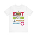 Eat Drink Voyage Repeat AR-Unisex Jersey Short Sleeve Tee–EXPRESS DELIVERY*