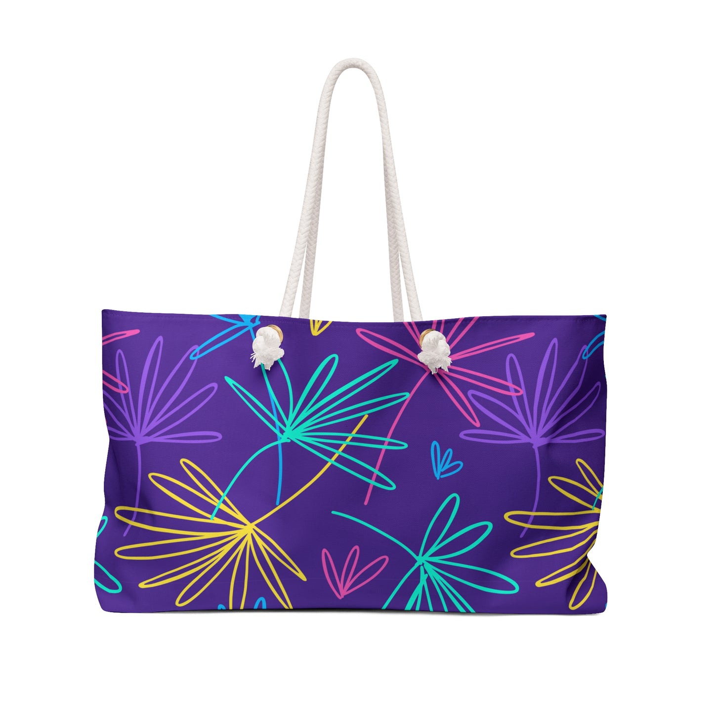 Neon Palms-Weekender Bag