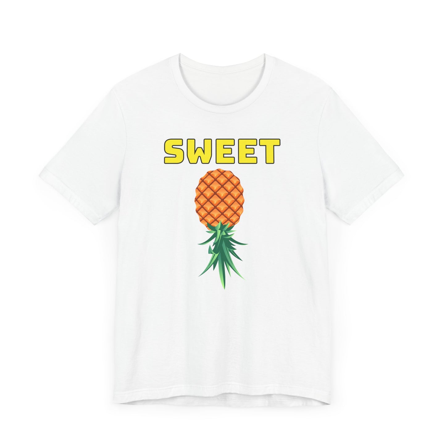 Sweet Upside Down Pineapple, Why Not ;)–Unisex Jersey Short Sleeve Tee–EXPRESS DELIVERY*