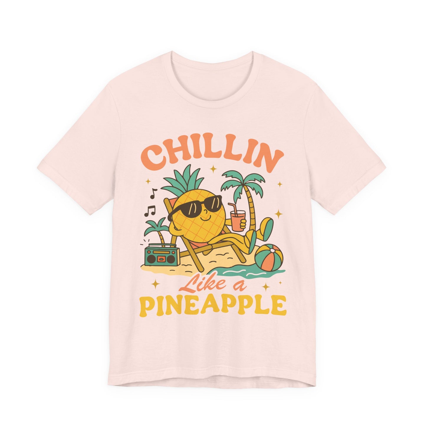 Chilling Like a Pineapple–Unisex Jersey Short Sleeve Tee–EXPRESS DELIVERY*