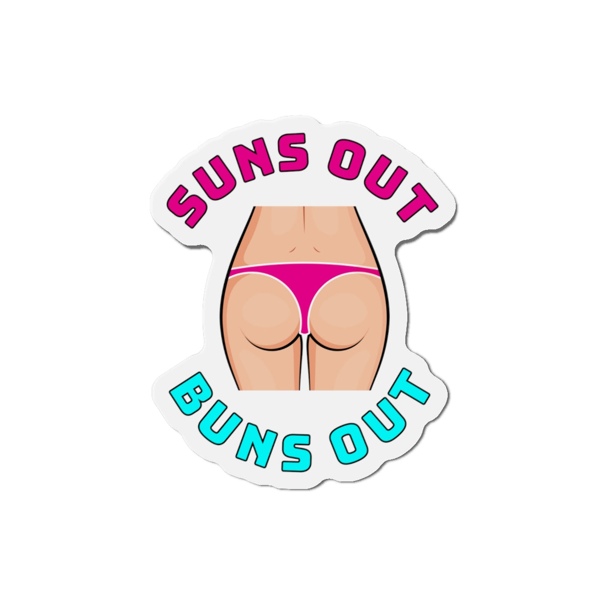 Suns Out Buns Out–Cruise Ship Door Magnets