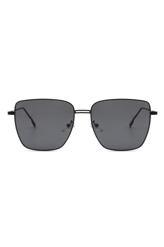 Square Metal Oversize Fashion Sunglasses