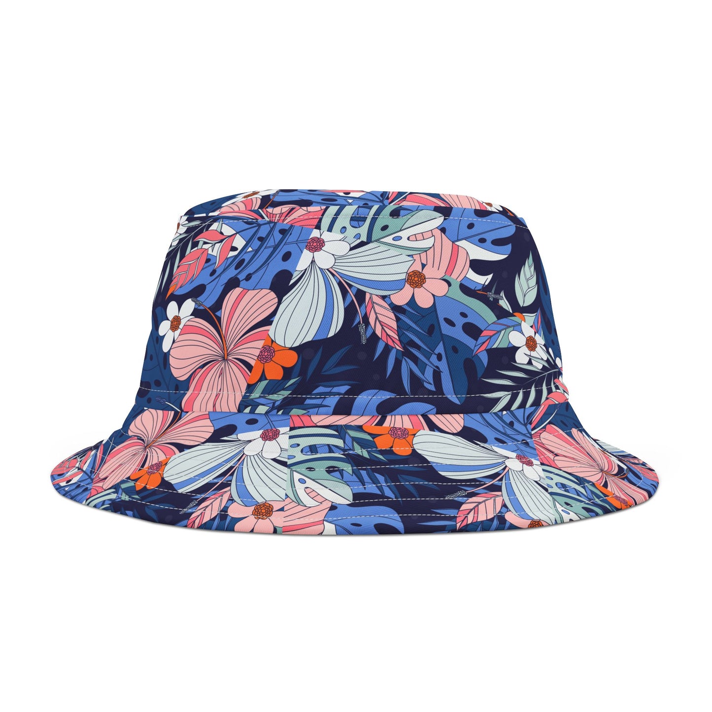 Tropical Flowers–Bucket Hat (AOP)