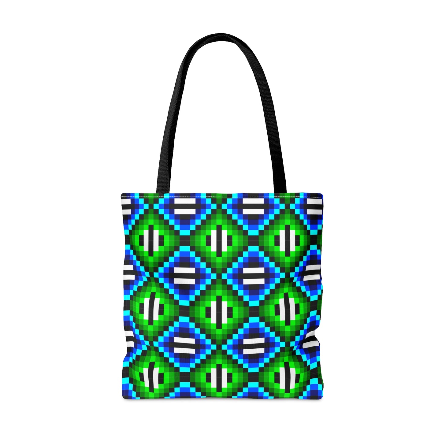 Green & Blue Triangles–Tote Bag (AOP)