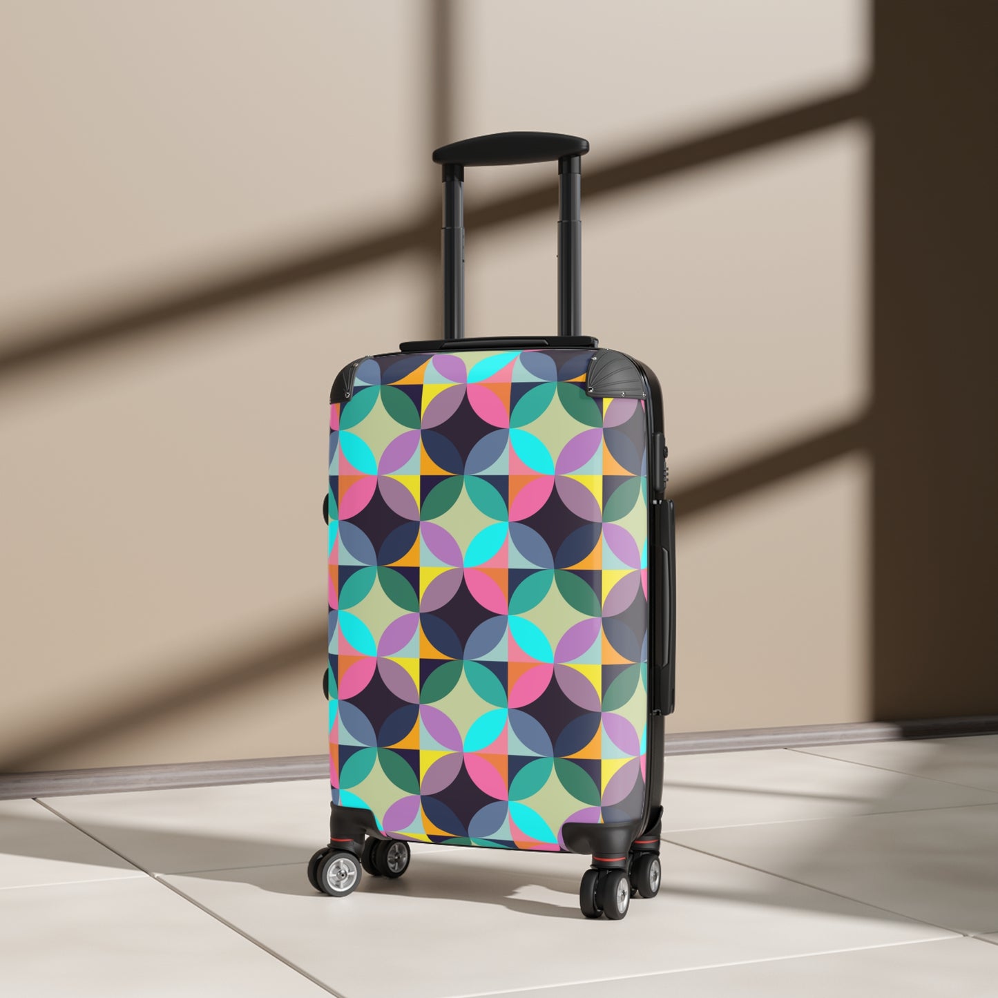 Multi Color Circle Pattern–Suitcase