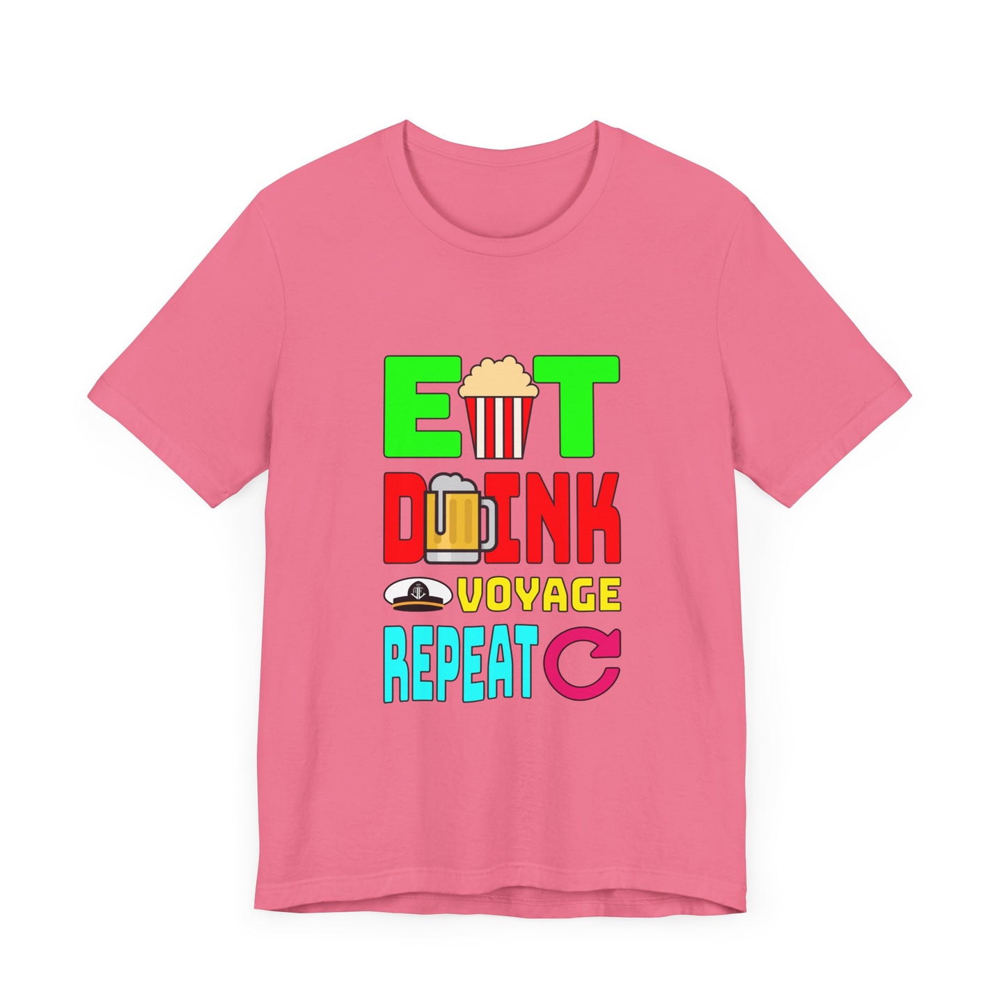 Eat Drink Voyage Repeat, Beer–Unisex Jersey Short Sleeve Tee–EXPRESS DELIVERY*