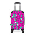 Pink & Teal Triangles–Suitcase