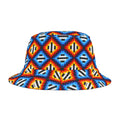 Orange & Blue Triangles–Bucket Hat (AOP)