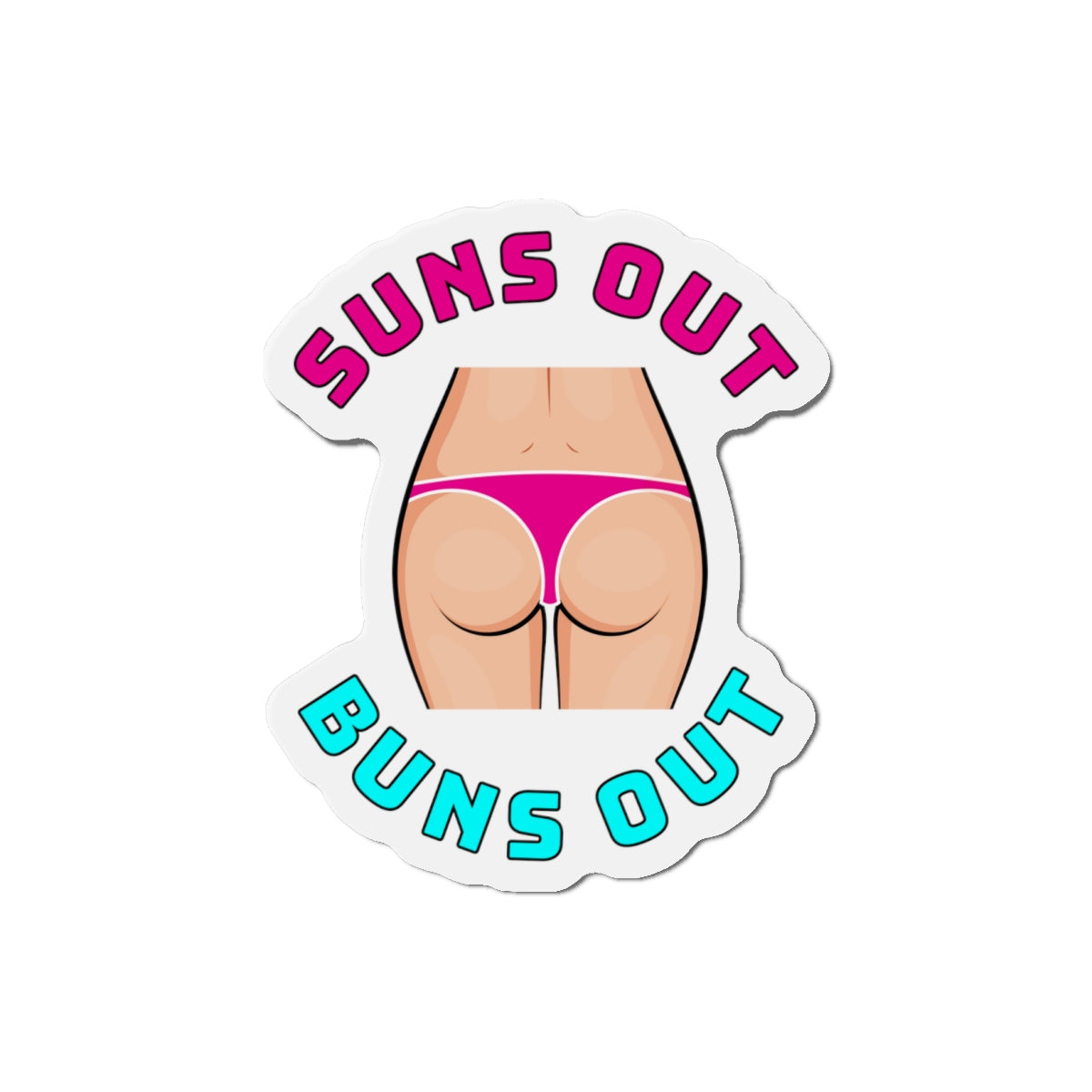 Suns Out Buns Out–Cruise Ship Door Magnets