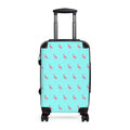 Pink Flamingos Babe Blue–Suitcase