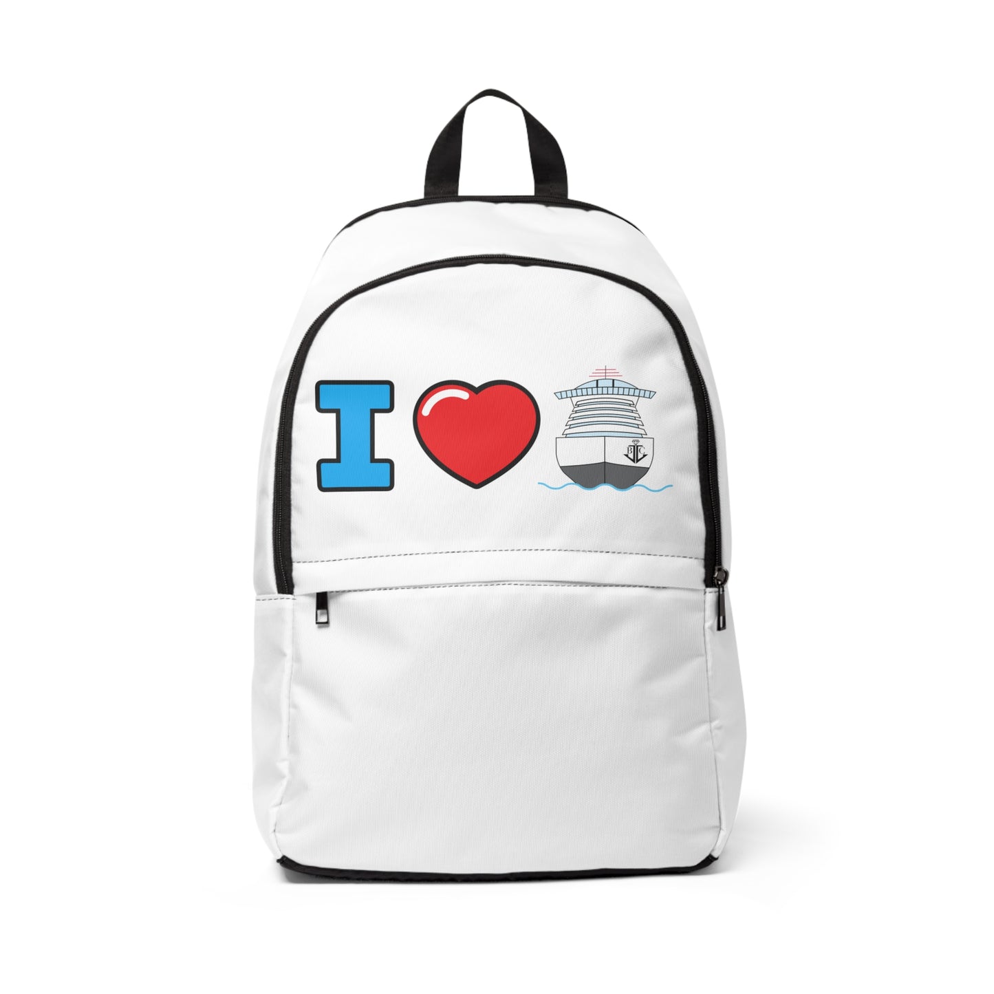 I Heart Cruising–Unisex Fabric Backpack