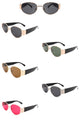 Round Retro Circle 90's Vintage Fashion Sunglasses