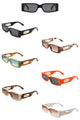 Retro Rectangle Narrow Fashion Slim Sunglasses