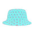 Pink Flamingos Babe Blue–Bucket Hat (AOP)